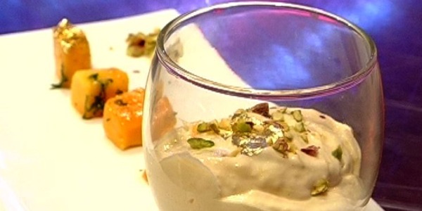 Aam Shrikhand with Mango Salad