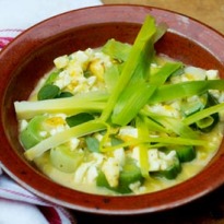 Angela Hartnett's leek and egg salad recipe