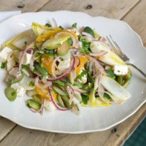 Angela Hartnett's feta and chicory salad recipe 