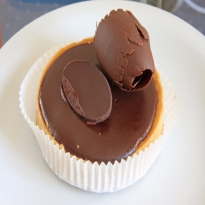 Chocolate Tarts with Milk Chocolate Ganache