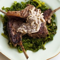 Nigel Slater's lamb with mustard and coconut recipe