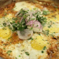 Baked Eggs with Beans