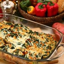Baked Spinach and Corn Recipe