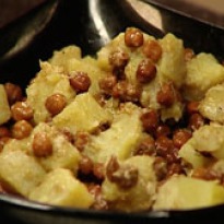 Black Channa and Sweet Potato Chaat Recipe