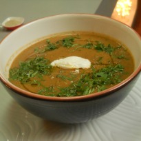 Charred Eggplant Soup