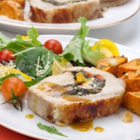 Cheesy Spinach Roulade Recipe