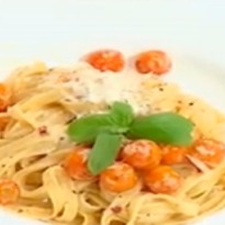 Fettuccine in Cherry Tomato Sauce Fettuccine in Cherry Tomato Sauce