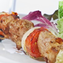 Chicken Kebab Flavoured with Coriander
