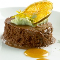 Bitter Chocolate and Orange Frozen Mousse Bitter Chocolate and Orange Frozen Mousse