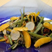 Cluster Beans with Ginger and Citrus Cluster Beans with Ginger and Citrus
