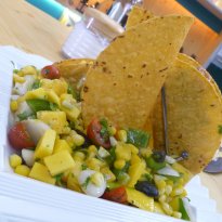 Corn and Raw Mango Salad Recipe