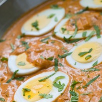 Curried Eggs with Grilled Vegetables Curried Eggs with Grilled Vegetables
