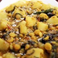 Dhekia Xaak Recipe