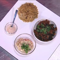 Dum Murgh Keema Baingan