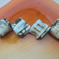 Grilled Zucchini with Cottage Cheese Grilled Zucchini with Cottage Cheese