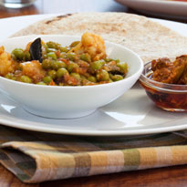 Sabut Matar ki Sabzi