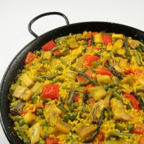 Mediterranean Vegetable Paella  Recipe