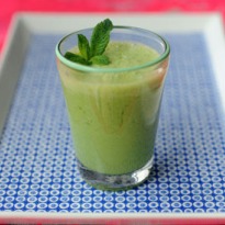 Make your own melon and ginger lassi 