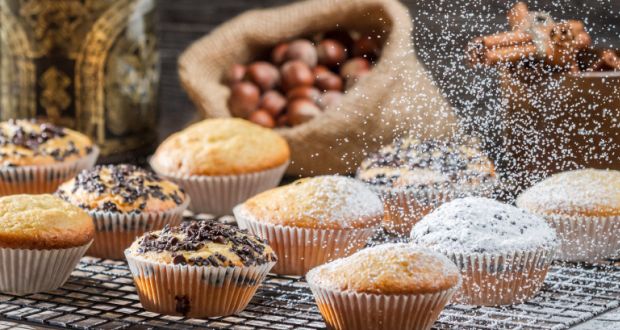 Eggless Vanilla Muffins Eggless Vanilla Muffins