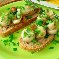 Mushroom Bread with a Mushroom Ragout Recipe