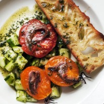 Nigel Slater's baked tomatoes recipe