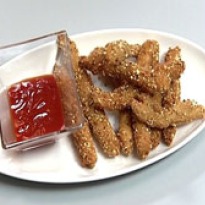 Popcorn Crusted Fish Fingers