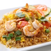 prawn and rice