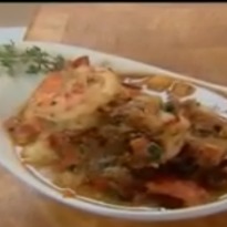 Prawns with Chickpeas Recipe