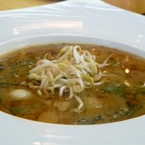 Radish Soup with Tofu Miso Cream