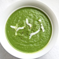Cold Cream of Green Pea Soup