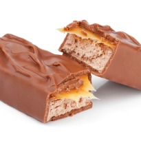 Now, eggless Snickers for veggies
