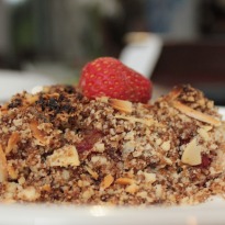 Strawberry Crumble