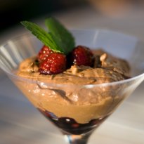 Sugar Free Chocolate and Coconut Mousse