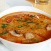 Tom Yam Soup with Mushrooms Tom Yam Soup with Mushrooms