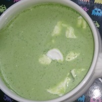 West Indian Avocado Soup with Limon Crema