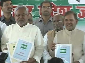 JD(U) releases party manifesto JD(U) releases party manifesto