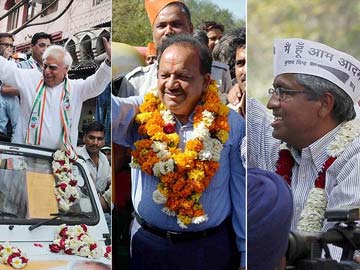 Delhi: 1.2 crore voters to decide between BJP, Congress and AAP Delhi: 1.2 crore voters to decide between BJP, Congress and AAP