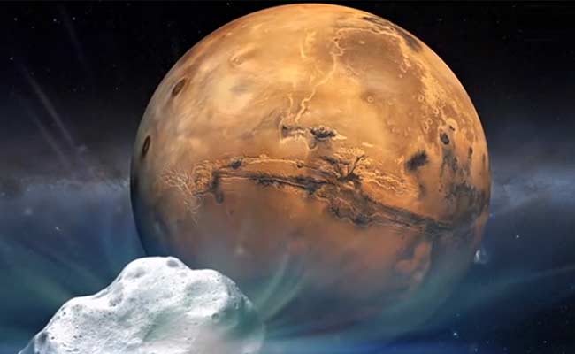 Rare Comet Fly-By of Mars on Sunday