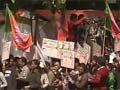 BJP protests against Home Minister Sushil Kumar Shinde at Jantar Mantar