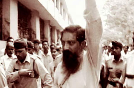 Binayak Sen on his way to the prison