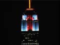 Empire State Building surprises New York with new lights 