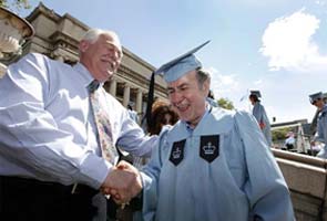 Janitor graduates from Columbia University