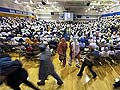 Sikhs worship at first public service at gurudwara since shooting