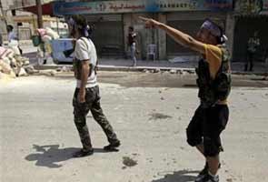 Assad forces pound Aleppo, declare Damascus victory