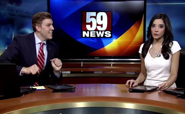 News Anchor Dances to Taylor Swift's Shake it Off, Co-Anchor Does Not Approve 