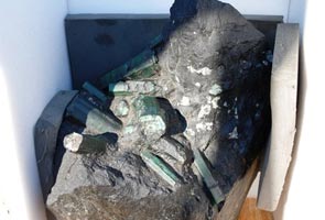 Battle for emerald that weighs 381 kgs