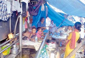For three years, this family has lived at a bus stop