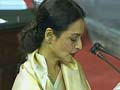 Rekha attends Rajya Sabha proceedings to cast vote