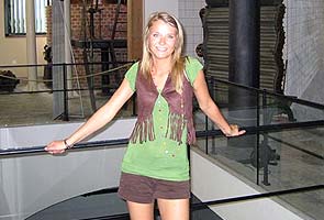 Woman with flesh-eating bug mouths 'Where Am I?'