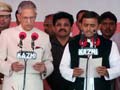 Akhilesh Yadav sworn in as Uttar Pradesh Chief Minister; SP workers on bad behaviour